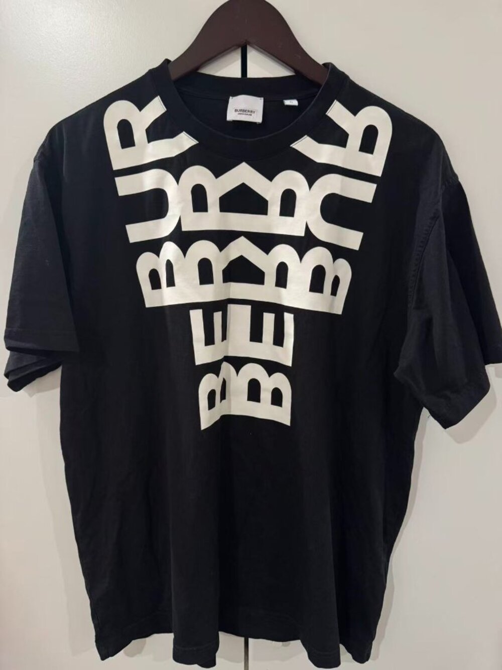 Burberry Oversized Logo Graphic T-Shirt